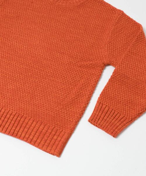 ITEMS URBANRESEARCH(アイテムズ アーバンリサーチ)の「マシンウォッシャブル クルーネックカノコニット(ニット/セーター・メンズ・ブラック/グレー/ブラウン/オレンジ/ブルー系その他・MEDIUM/LARGE)」の14枚目の写真