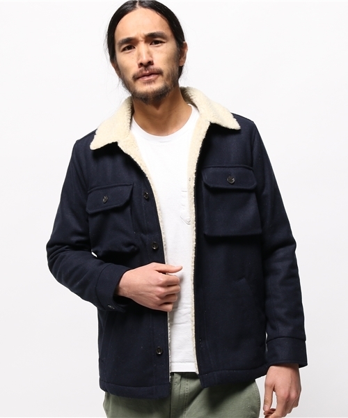 URBAN RESEARCH（アーバンリサーチ）の「UR メルトンボアジャケット（その他アウター・メンズ・ネイビー/ブラック/グレー・MEDIUM/LARGE/SMALL）」の11枚目の写真