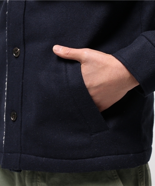 URBAN RESEARCH（アーバンリサーチ）の「UR メルトンボアジャケット（その他アウター・メンズ・ネイビー/ブラック/グレー・MEDIUM/LARGE/SMALL）」の14枚目の写真