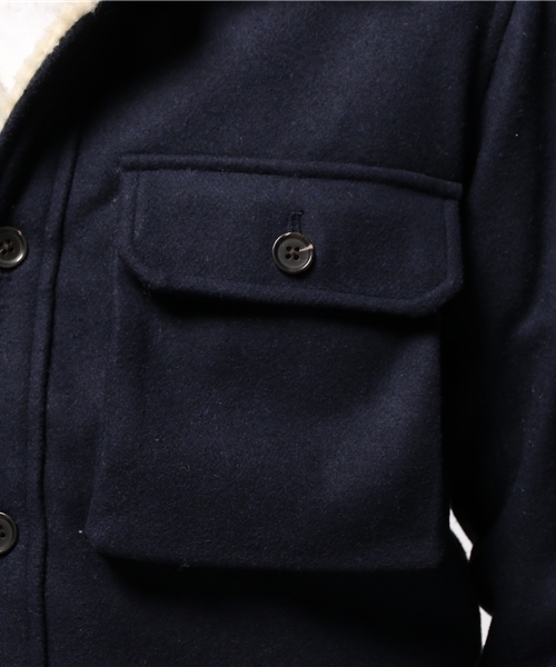 URBAN RESEARCH（アーバンリサーチ）の「UR メルトンボアジャケット（その他アウター・メンズ・ネイビー/ブラック/グレー・MEDIUM/LARGE/SMALL）」の15枚目の写真