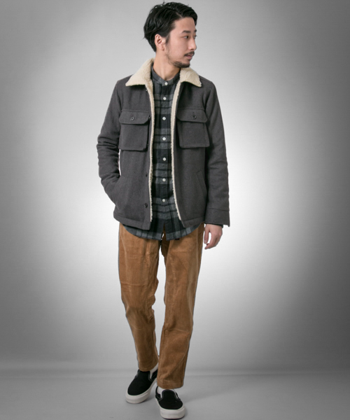 URBAN RESEARCH（アーバンリサーチ）の「UR メルトンボアジャケット（その他アウター・メンズ・ネイビー/ブラック/グレー・MEDIUM/LARGE/SMALL）」の10枚目の写真