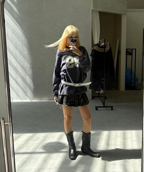 Midnight Move（ミッドナイトムーブ）の「f set 89 t (black)（Tシャツ/カットソー・レディース・その他・FREE）」の9枚目の写真