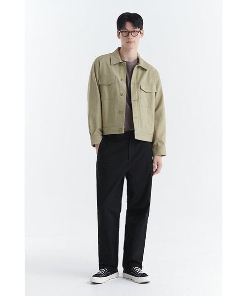 MUSINSA STANDARD（ムシンサスタンダード）の「ピグメントリラックスクルーネックTシャツ[ブラウン]（Tシャツ/カットソー・メンズ・その他・XXX-LARGE/SMALL/MEDIUM/LARGE/X-LARGE/XX-LARGE）」の7枚目の写真