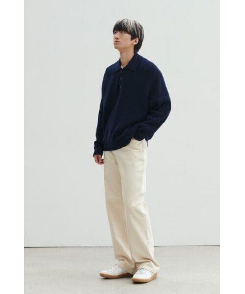 MUSINSA STANDARD（ムシンサスタンダード）の「コットンリブカラー ニット [ネイビー]（ニット/セーター・メンズ・その他・SMALL/MEDIUM/LARGE/X-LARGE/XX-LARGE）」の8枚目の写真