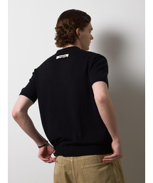 POCULT（ポカルト）の「リネンカラー ニット - ブラック（ニット/セーター）」