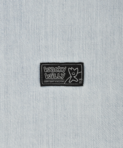 Wacky WiLLy(ワッキーウィリー)の「イージーデニム半袖シャツスカイブルー(シャツ/ブラウス・レディース・その他・X-LARGE/SMALL/MEDIUM/LARGE)」の7枚目の写真