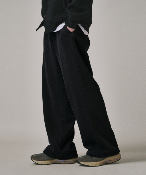 Verdnt（バーダント）の「(裏起毛)ベーシックワイドスウェットパンツ[ブラック]（スウェットパンツ・レディース・その他・SMALL/MEDIUM/LARGE）」の2枚目の写真