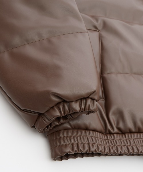 improves(インプローブス)の「ヴィンテージ PU パフジャケット(ブルゾン・メンズ・ブラウン/ブラック・LARGE/MEDIUM)」の16枚目の写真