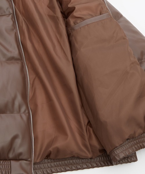 improves(インプローブス)の「ヴィンテージ PU パフジャケット(ブルゾン・メンズ・ブラウン/ブラック・LARGE/MEDIUM)」の17枚目の写真