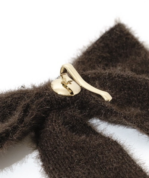 flower（フラワー）の「フラッフィーリボンピン（ヘアピン・レディース・ブラウン/ベージュ/ブラック・FREE）」の7枚目の写真