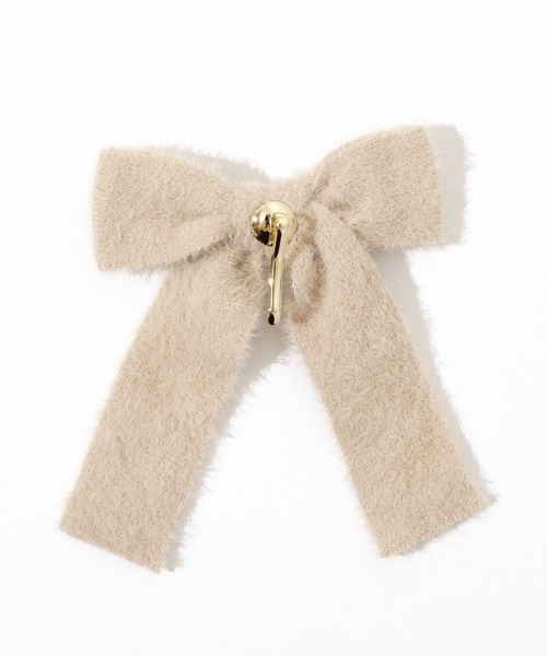 flower（フラワー）の「フラッフィーリボンピン（ヘアピン・レディース・ブラウン/ベージュ/ブラック・FREE）」の10枚目の写真