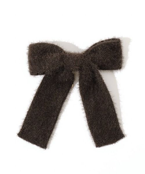 flower（フラワー）の「フラッフィーリボンピン（ヘアピン・レディース・ブラウン/ベージュ/ブラック・FREE）」の22枚目の写真