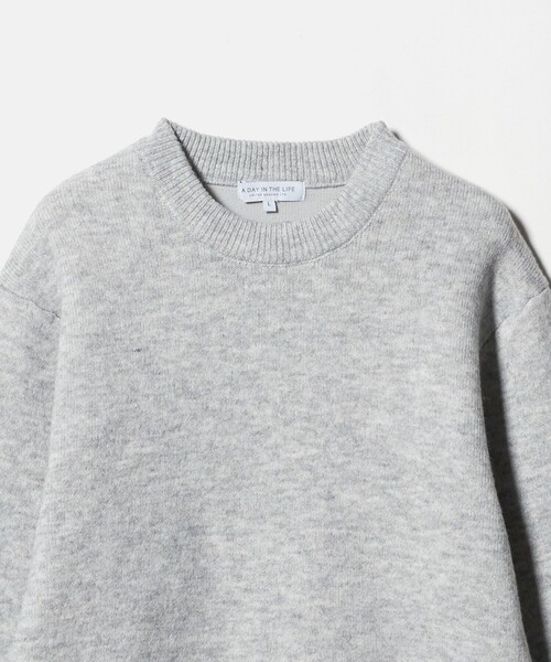A DAY IN THE LIFE UNITED ARROWS(アデイインザライフユナイテッドアローズ)の「ダブル フェイス メランジ クルーネックニット-ウォッシャブル-<A DAY IN THE LIFE>(ニット/セーター・メンズ・ロイヤルブルー/ダークグレー/ライトグレー/ライトブルー・S/L/M)」の13枚目の写真