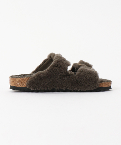 BIRKENSTOCK(ビルケンシュトック)の「BIRKENSTOCK/ビルケンシュトック ARIZONA BB TEDDY(サンダル・レディース・チャコールグレー・23cm/24cm/24.5cm/25cm)」の4枚目の写真