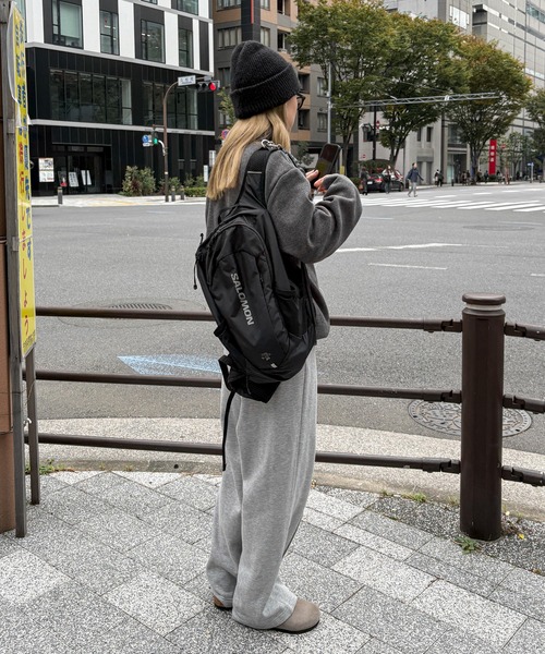 feepur（フェピュール）の「ハーフジップフリース（その他トップス・レディース・チャコールグレー/ブラウン・MEDIUM）」の11枚目の写真