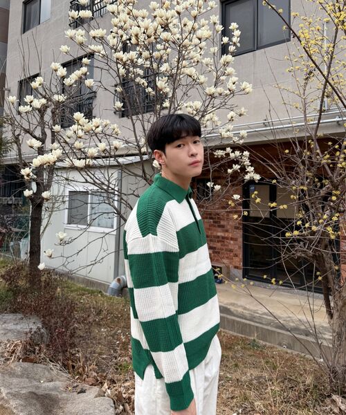 NODU（ノードユー）の「ボールドラグビーアランニット[グリーン]（ニット/セーター・レディース・その他・LARGE/MEDIUM）」の16枚目の写真