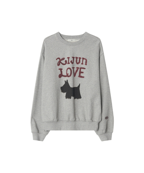 Kijun(キジュン)の「Love Sweatshirt Melange Grey(スウェット・レディース・その他・SMALL/MEDIUM)」の5枚目の写真