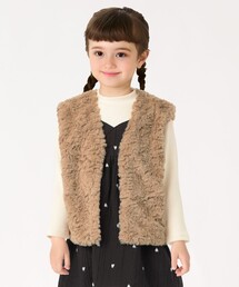 SHIPS Colors（シップス カラーズ）の「SHIPS Colors:90～140cm / 〈手洗い可能〉ボア ベスト 2（ベスト・キッズ）」