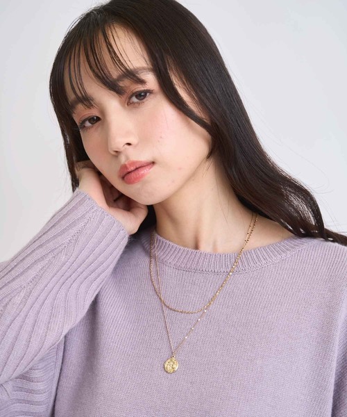 NOELA（ノエラ）の「２連コインネックレス（ネックレス・レディース・ゴールド/シルバー・フリー）」の4枚目の写真