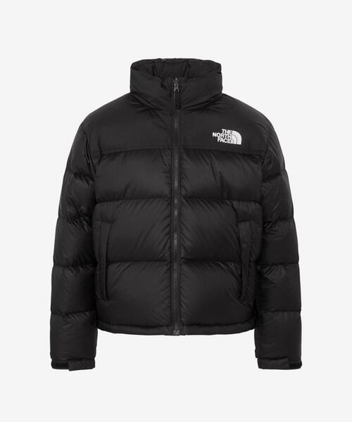 THE NORTH FACE（ザノースフェイス）の「THE NORTH FACE　Short Nuptse Jacket（ダウンジャケット/コート・レディース・カーキ/ブラック・MEDIUM）」の2枚目の写真