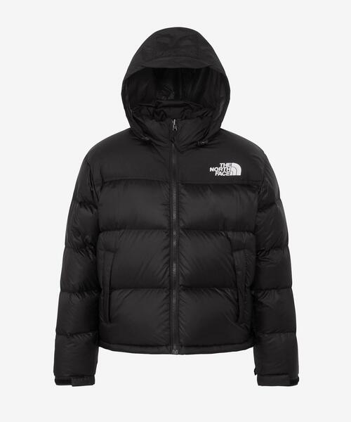 THE NORTH FACE（ザノースフェイス）の「THE NORTH FACE　Short Nuptse Jacket（ダウンジャケット/コート・レディース・カーキ/ブラック・MEDIUM）」の4枚目の写真