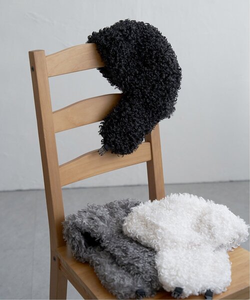 VENCEEXCHANGE（ヴァンスエクスチェンジ）の「シープ風フライトボア（ニットキャップ/ビーニー・レディース・ピンク/グレー/アイボリー/ブラック・FREE）」の10枚目の写真