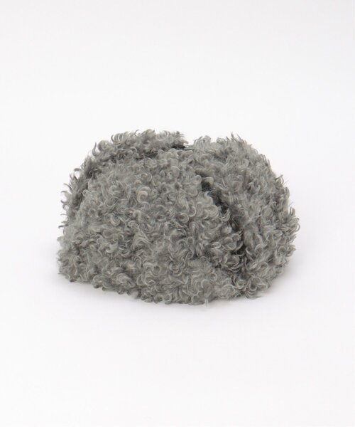 VENCEEXCHANGE（ヴァンスエクスチェンジ）の「シープ風フライトボア（ニットキャップ/ビーニー・レディース・ピンク/グレー/アイボリー/ブラック・FREE）」の11枚目の写真