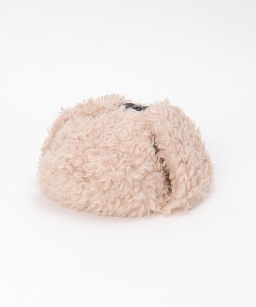VENCEEXCHANGE（ヴァンスエクスチェンジ）の「シープ風フライトボア（ニットキャップ/ビーニー・レディース・ピンク/グレー/アイボリー/ブラック・FREE）」の15枚目の写真