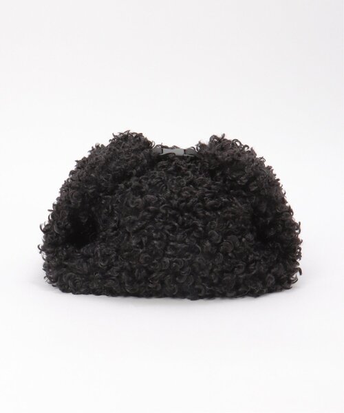 VENCEEXCHANGE（ヴァンスエクスチェンジ）の「シープ風フライトボア（ニットキャップ/ビーニー・レディース・ピンク/グレー/アイボリー/ブラック・FREE）」の21枚目の写真