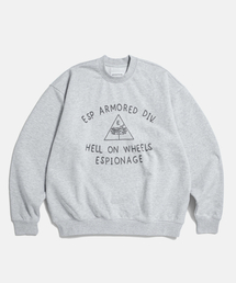 ESPIONAGE | Doodle Armored Div Heavyweight Sweatshirt Grey(スウェット)