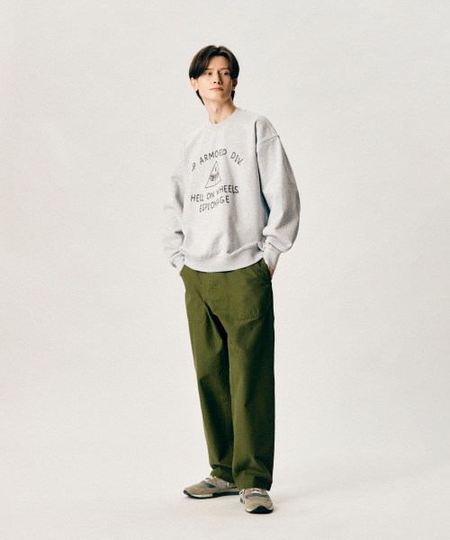 ESPIONAGE（エスピオナジ）の「Doodle Armored Div Heavyweight Sweatshirt Grey（スウェット・メンズ・その他・MEDIUM/LARGE/X-LARGE）」の10枚目の写真
