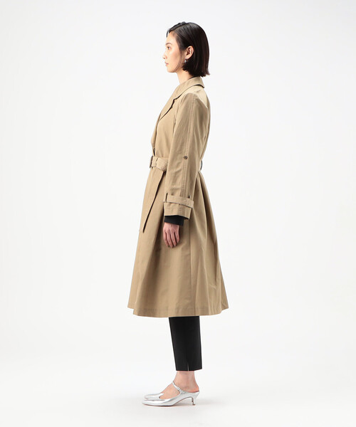 COMME CA(コムサ)の「〔 TALLサイズ 〕 綿ナイロンツイル コート(その他アウター・レディース・ベージュ/ブラック・15号)」の12枚目の写真