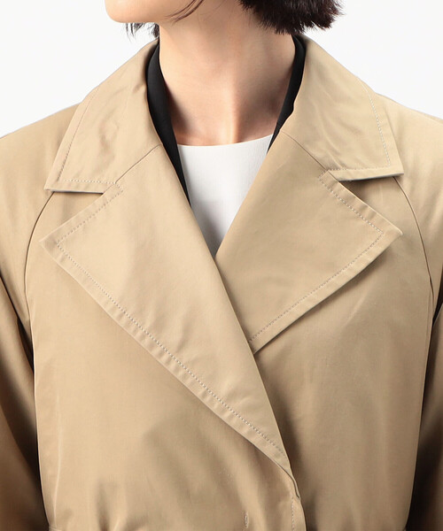 COMME CA(コムサ)の「〔 TALLサイズ 〕 綿ナイロンツイル コート(その他アウター・レディース・ベージュ/ブラック・15号)」の14枚目の写真