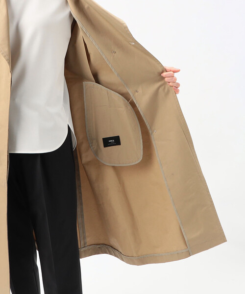 COMME CA(コムサ)の「〔 TALLサイズ 〕 綿ナイロンツイル コート(その他アウター・レディース・ベージュ/ブラック・15号)」の21枚目の写真