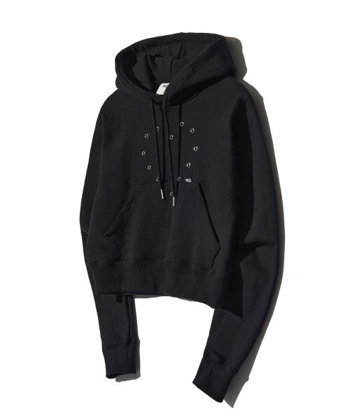 PIECEMAKER(ピースメーカー)の「HEART EYELET HOODIE (BLACK) (2TYPE)(パーカー・レディース・その他・LARGE/MEDIUM)」の5枚目の写真