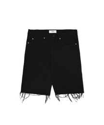 ROLLINGSTUDIOS（ローリングスタジオ）の「CUT OFF DENIM SHORTS BLACK（デニムパンツ）」