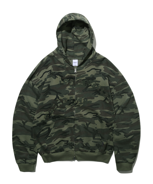 URBANSTOFF(アーバンストッフ)の「パサディナクロップフードジップアップ(カモ)(パーカー・レディース・その他・MEDIUM/LARGE)」の1枚目の写真