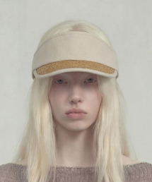 UNDERCONTROL STUDIO（アンダーコントロールスタジオ）の「夏のラタンサンキャップ SUN VISOR / RATTAN / オートミール（サンバイザー）」