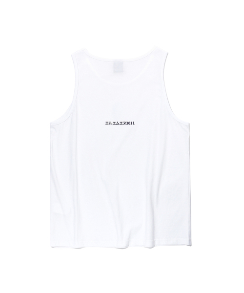 LMN3011(エルエムエヌ3011)の「アイスクリームスリーブレスTシャツ-ホワイト(Tシャツ/カットソー・メンズ・ホワイト・MEDIUM/LARGE/X-LARGE)」の2枚目の写真