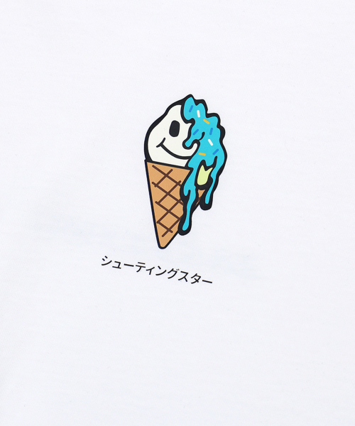 LMN3011(エルエムエヌ3011)の「アイスクリームスリーブレスTシャツ-ホワイト(Tシャツ/カットソー・メンズ・ホワイト・MEDIUM/LARGE/X-LARGE)」の3枚目の写真