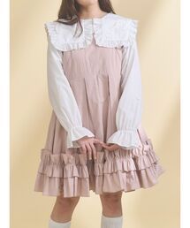 merry jenny | タックフリルミニワンピース(ワンピース)