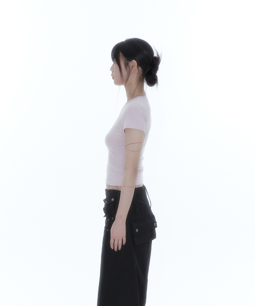 KASHIKO（カシコ）の「Flower Heart Baby Tee Pink（Tシャツ/カットソー・レディース・その他・SMALL/MEDIUM）」の5枚目の写真