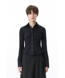 PAHISUM（パヒサム）の「ソフトフィットシャツ_ブラック（シャツ/ブラウス）」