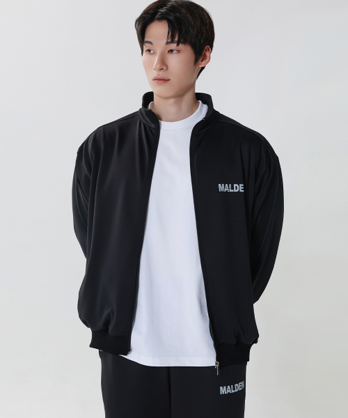 MALDEN(モールデン)の「クラックロゴトラックジャケット(ジャージ・メンズ・ブラック・MEDIUM/LARGE/X-LARGE/XX-LARGE)」の2枚目の写真