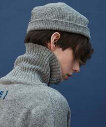replaycontainer（リプレイコンテナ）の「knit beanie (gray)（ニットキャップ/ビーニー）」