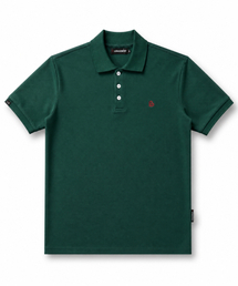 LENGAGEMENT（ランガージュマン）の「クラシックコットンピケカラーTシャツ[グリーン]（ポロシャツ）」