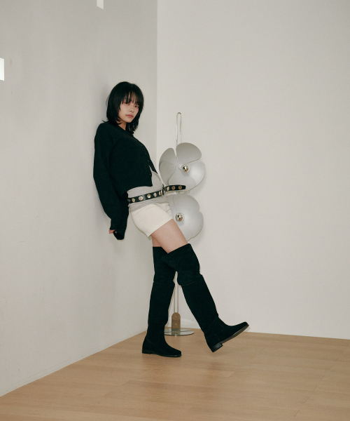 BYOTHERS(バイオザーズ)の「(Leather)Herris two way boots(ブーツ・レディース・ブラック・23cm/23.5cm/24cm/24.5cm/25cm)」の3枚目の写真