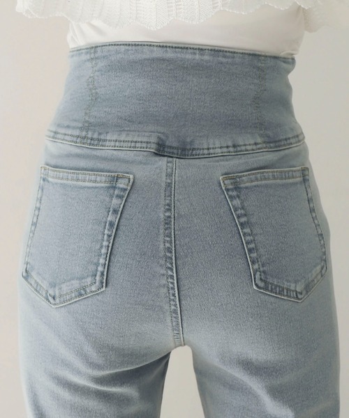 WEGO(ウィゴー)の「WEGO/【26年春夏新作】ハイウエストストレッチフレアデニムパンツ(デニムパンツ・レディース・コバルトブルー/ブラック系その他/スカイブルー/ブラック系2・SMALL/X-SMALL/MEDIUM)」の14枚目の写真