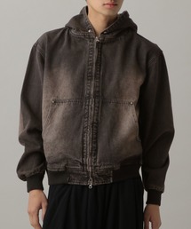 And Again（アンドアゲイン）の「And Again／デニムフードジップ（パーカー）」