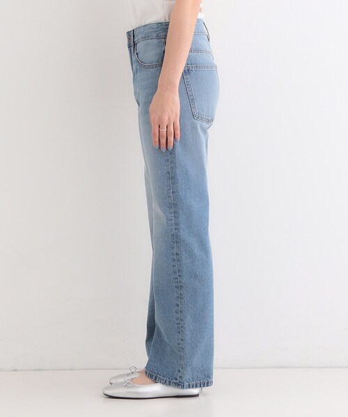 SHOO・LA・RUE（シューラルー）の「【SHOO・LA・RUE DENIM】程よいゆとりの ストレートデニムパンツ（デニムパンツ・レディース・ブルー/オフホワイト/ブラック/ネイビー・10/01/02/03/04）」の22枚目の写真